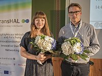 Therese Kstner und Florian Henze erforschen die Gefhrdung von Straenbahnfahrern. (Foto: Matthias Ritzmann)