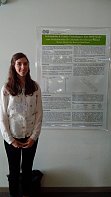 Unsere Studentin, Melanie Becker, präsentiert Befunde zu Gedächtnisbiases im Rahmen von Gelotophobie
