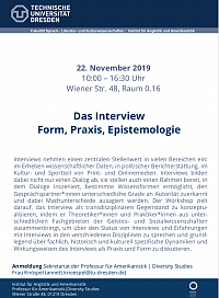 Poster Interview Dresden II